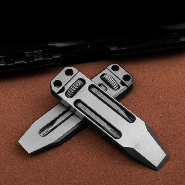 Sikunuo | Titanium Alloy Telescopic Camping EDC Multifunctional Tool