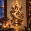 🌟 Stairway to Heaven – Lighted Jesus Christmas Wall Hanging