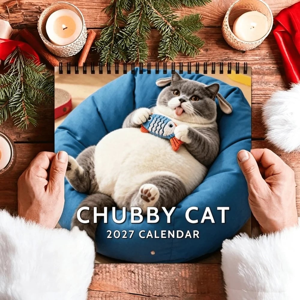 2027 Chubby Cat Calendar