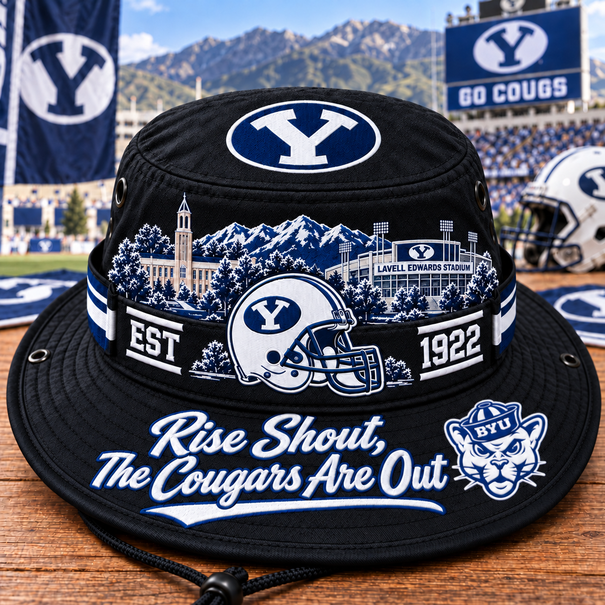 Rise Shout, The Cougars Are Out Boonie Hat