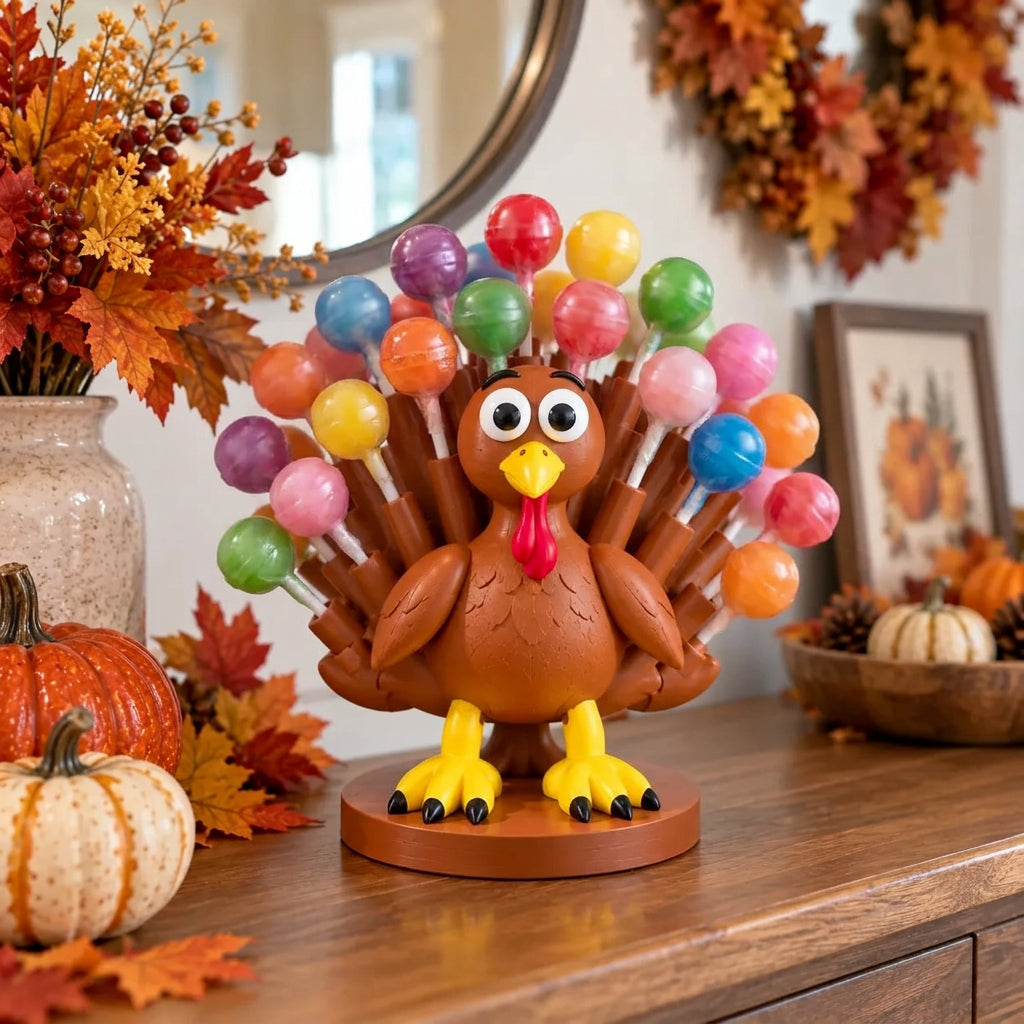 Thanksgiving Turkey Lollipop Holder