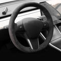 Sikunuo Alcantara Steering Wheel Cover for Model 3 / Y