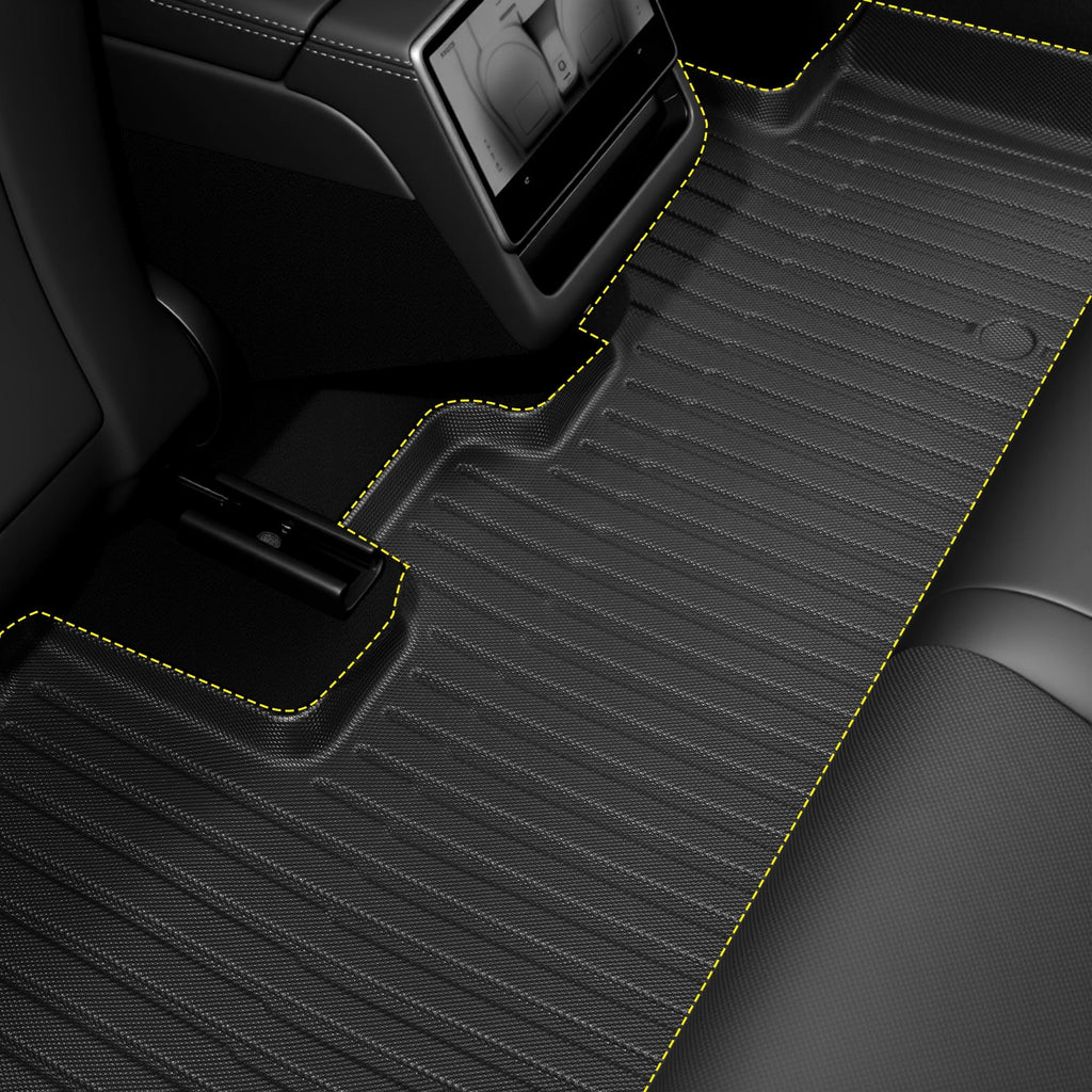 Sikunuo All Weather 3D TPE Floor Mats for Model Y Standard (LHD)