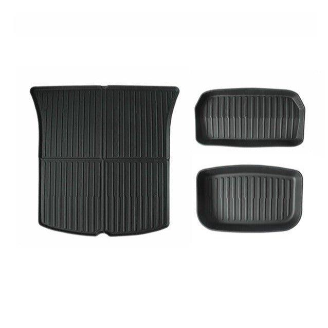 All Weather Front And Rear TPE Trunk Mat for Model Y | Sikunuo