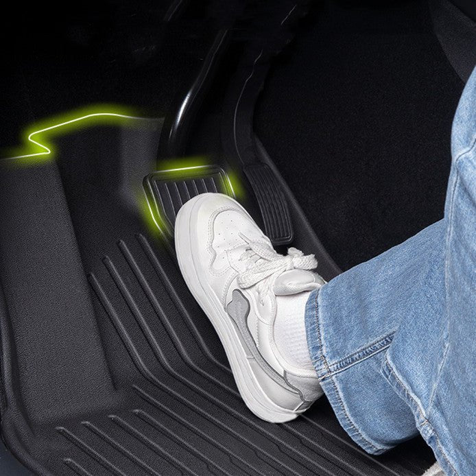 All-Weather TPE Floor Mats for Tesla Model Y Standard (LHD)
