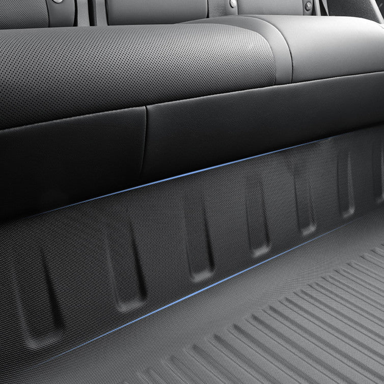 All Weather TPE Floor Mats with Door Sill Protector for Model 3 Highland