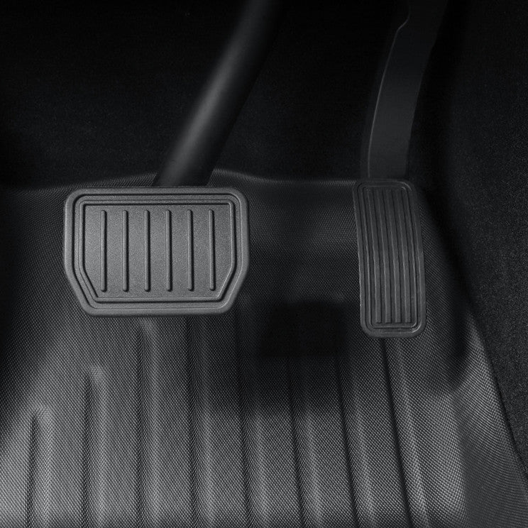 All Weather TPE Floor Mats with Door Sill Protector for Model 3 Highland