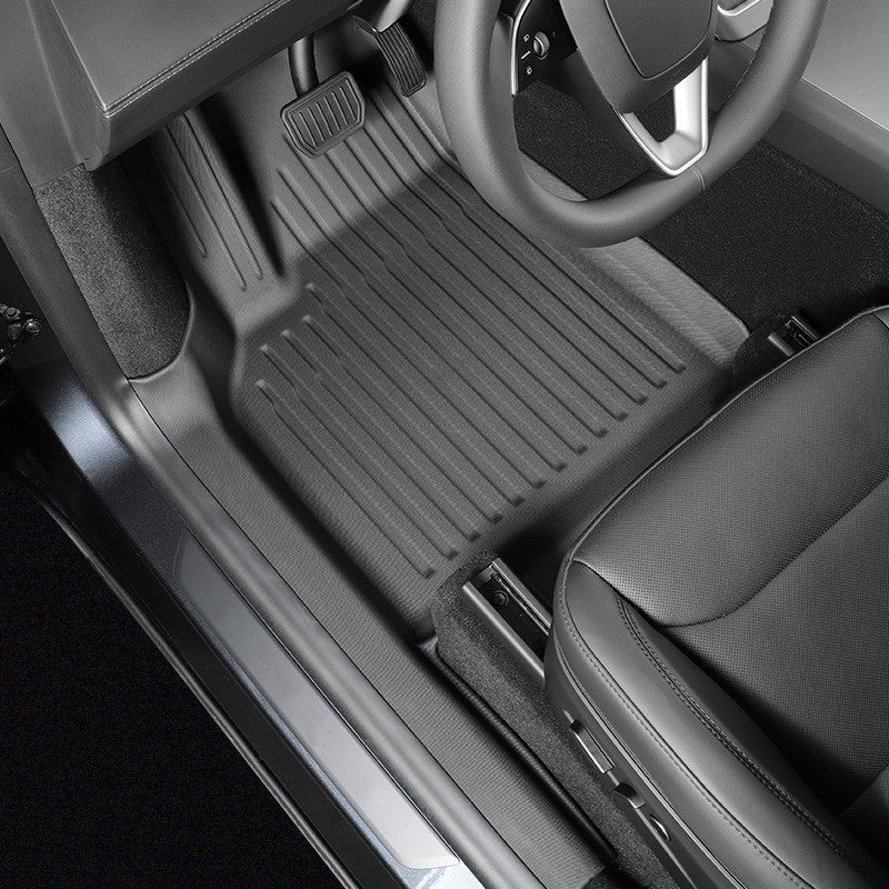 All Weather TPE Floor Mats with Door Sill Protector for Model 3 Highland
