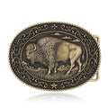 American Bison Buffalo Retro Wild Belt Buckle