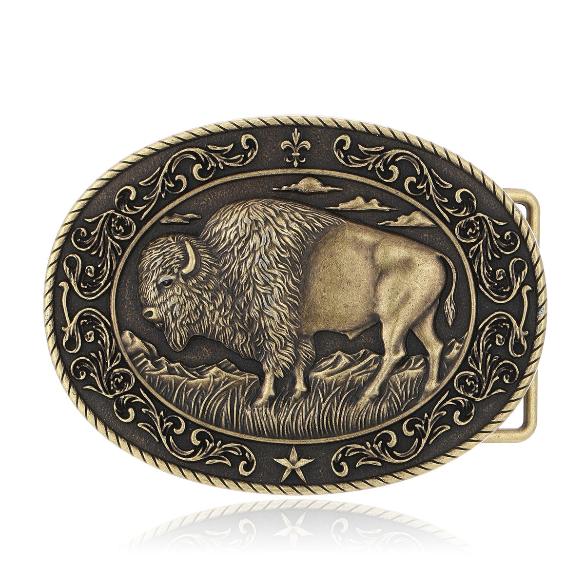 American Bison Buffalo Retro Wild Belt Buckle