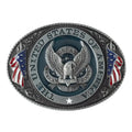 American Eagle with Flag Belt Buckle