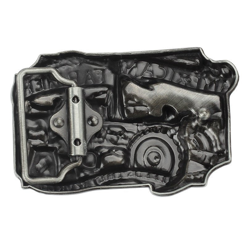 American Farmer Feeds The World Western Belt Buckle