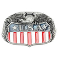 American Flag Bald Eagle Belt Buckle