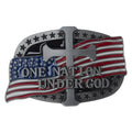 American Flag Cross Belt Buckle