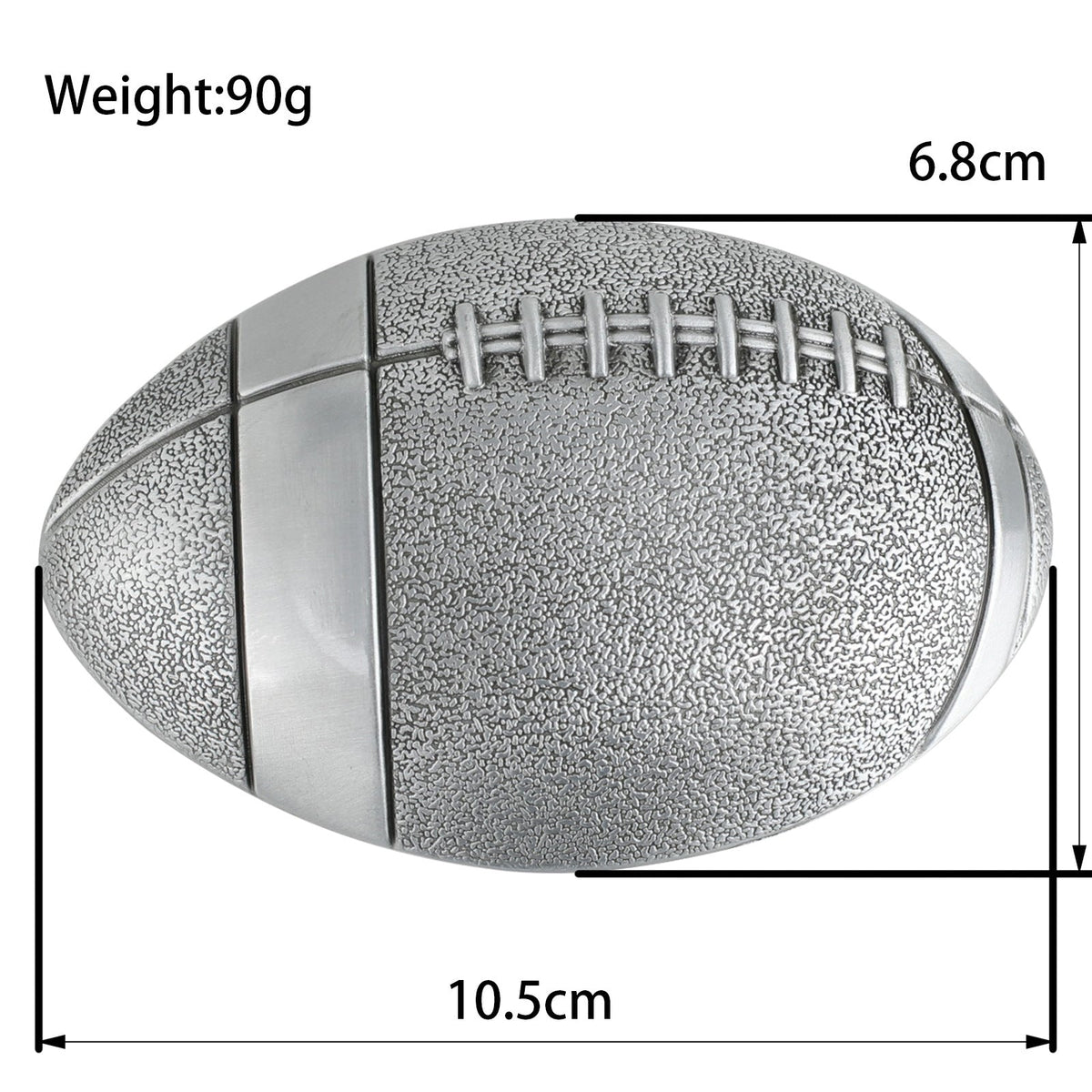 American Football Western Belt Buckle