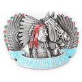 Native American and Horse Belt Buckles