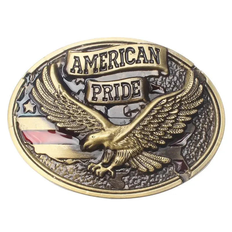American Pride Eagle Belt Buckle