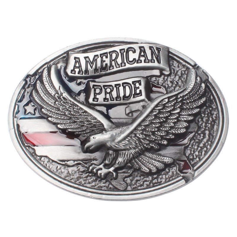 American Pride Eagle Belt Buckle
