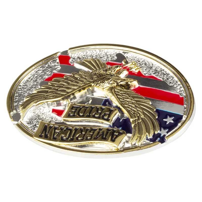 American Pride Eagle Gold Belt Buckle