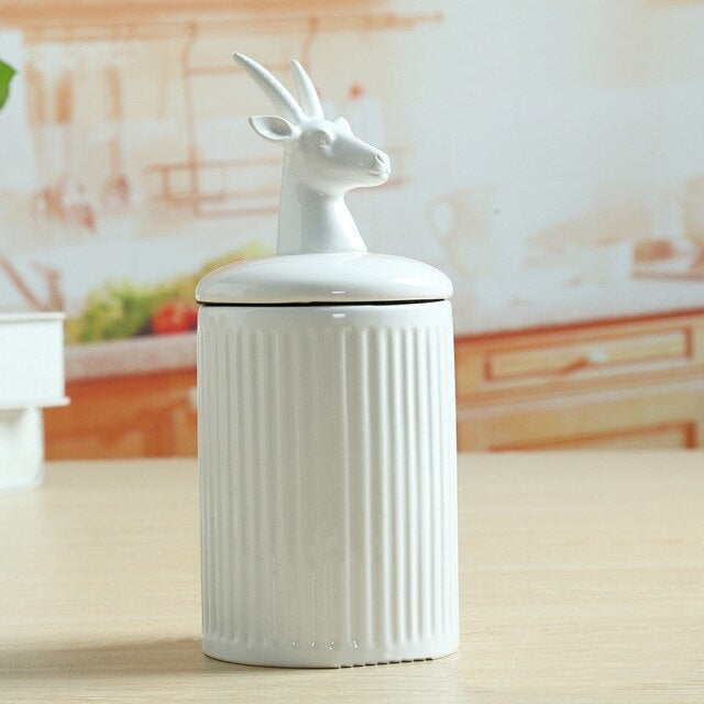 Sikunuo | Creative Ceramic Animal Kitchen Storage Container