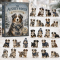 Australian Shepherd Advent Calendar 2026 - 24 Acrylic Aussie Hangers