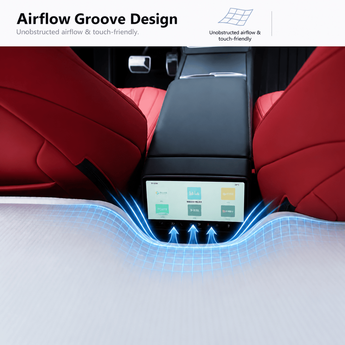 Auto-Leveling NovaPads Air-Foam Mattress for Model Y & Model Y Juniper