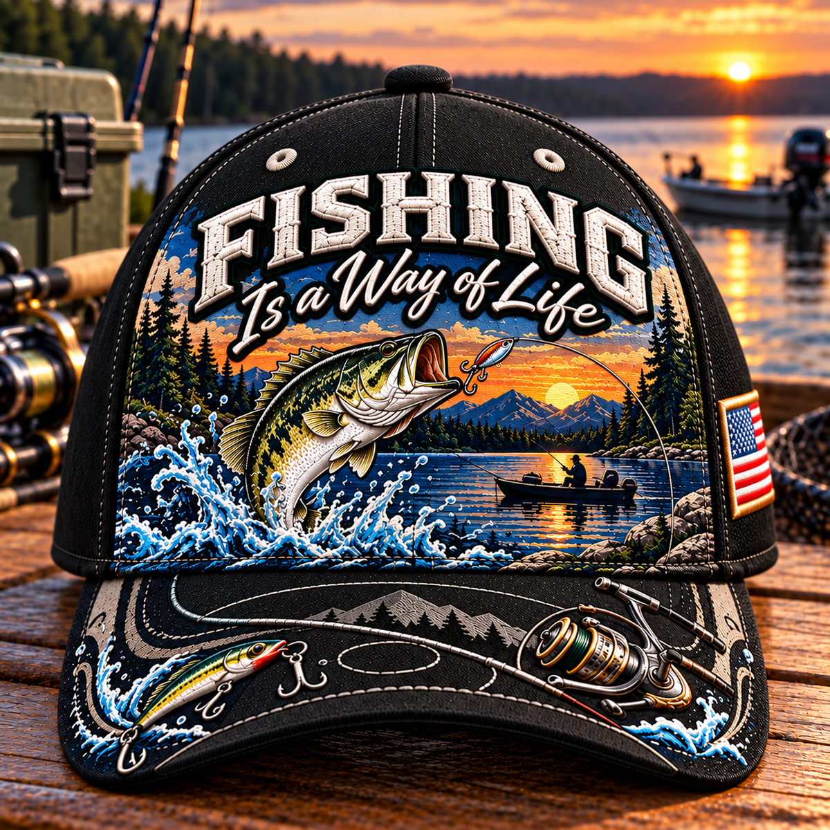 Fishing Is a Way of Life Baseball Cap