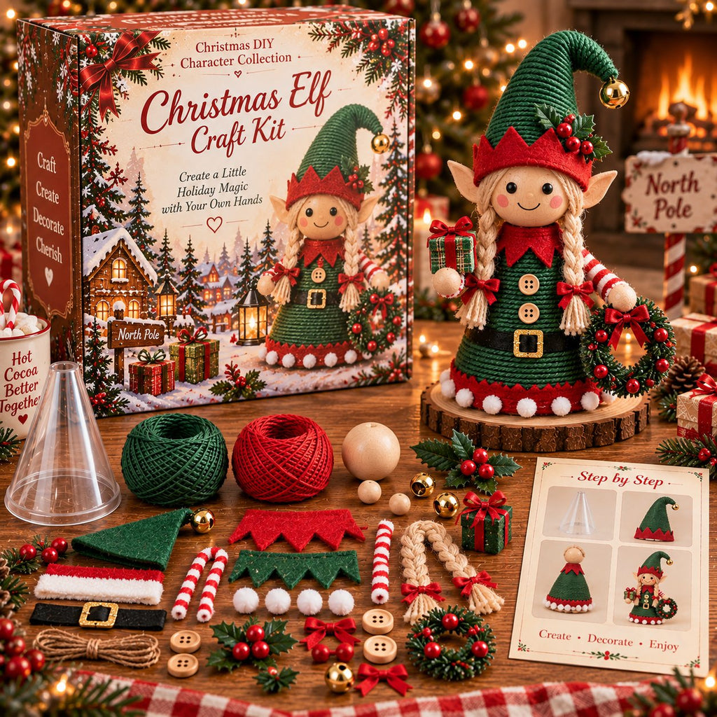 Christmas Cone Doll DIY Craft Kit