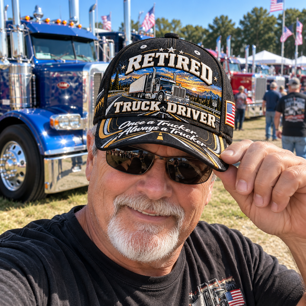 Retired Truck Driver Baseball Cap