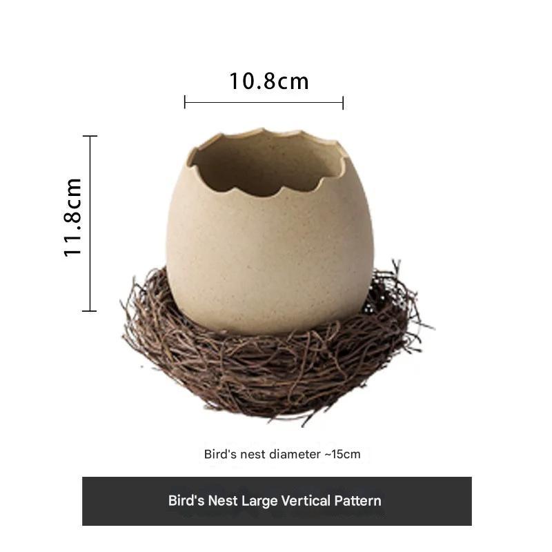 Sikunuo | Creative Ceramic Bird Nest Eggshell Bowl