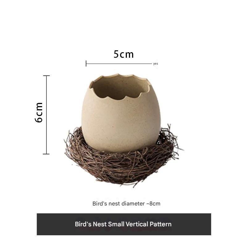 Sikunuo | Creative Ceramic Bird Nest Eggshell Bowl