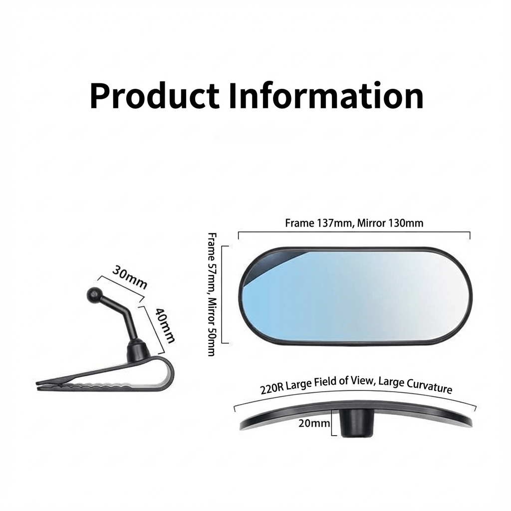 Baby Car Rear View Mirror with 360° Adjustable