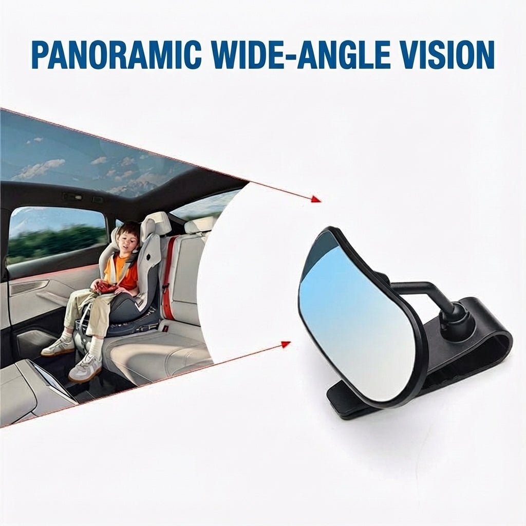 Baby Car Rear View Mirror with 360° Adjustable