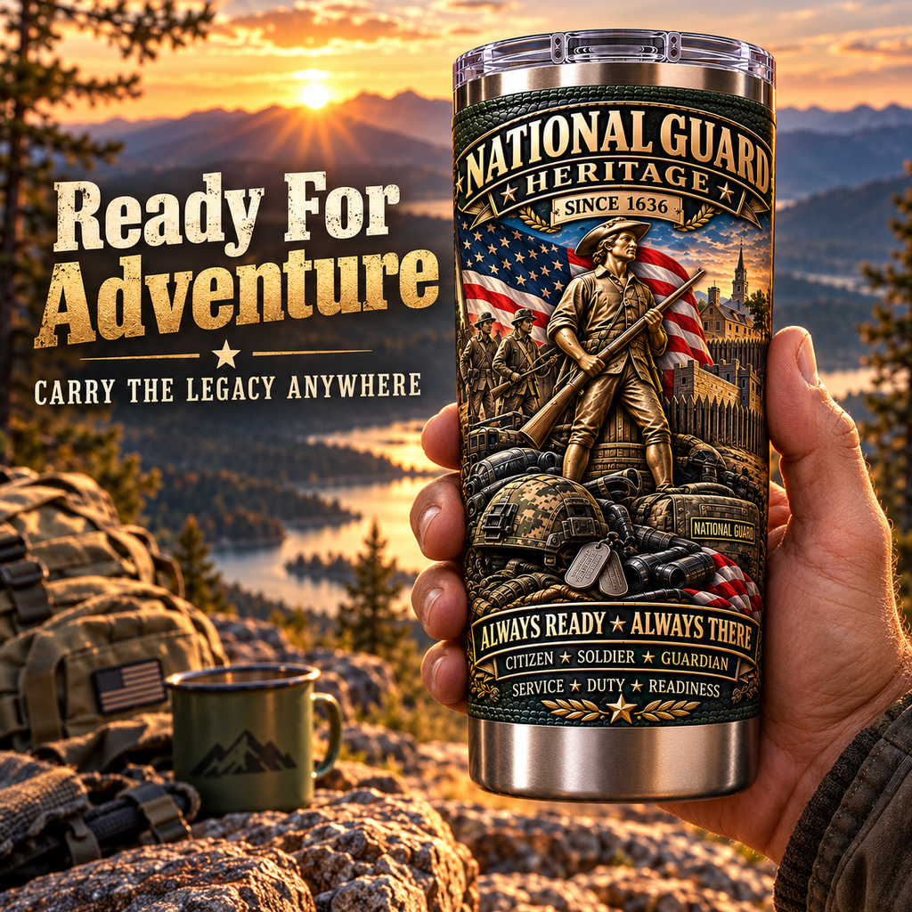 National Guard Heritage Insulated Travel Tumbler