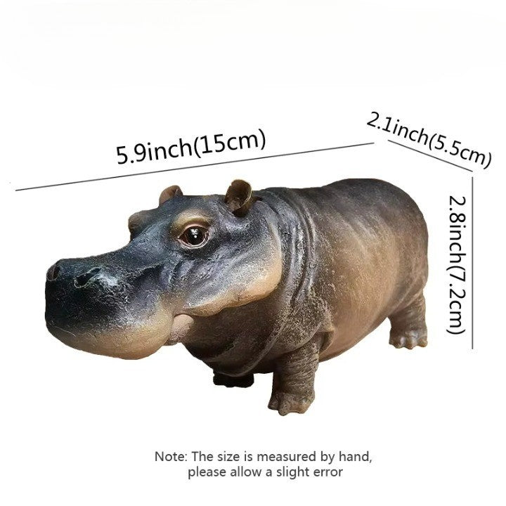 Sikunuo | Mini Hippo Decorative Fish Tank Air Bubbler