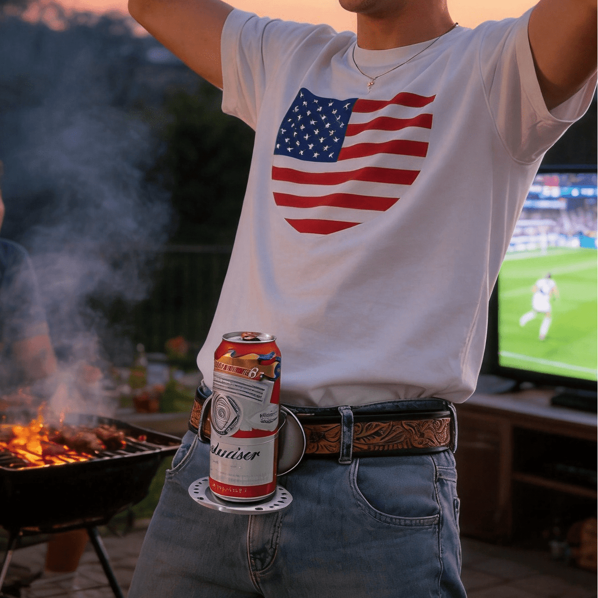 Beer Belt Buckle Holder