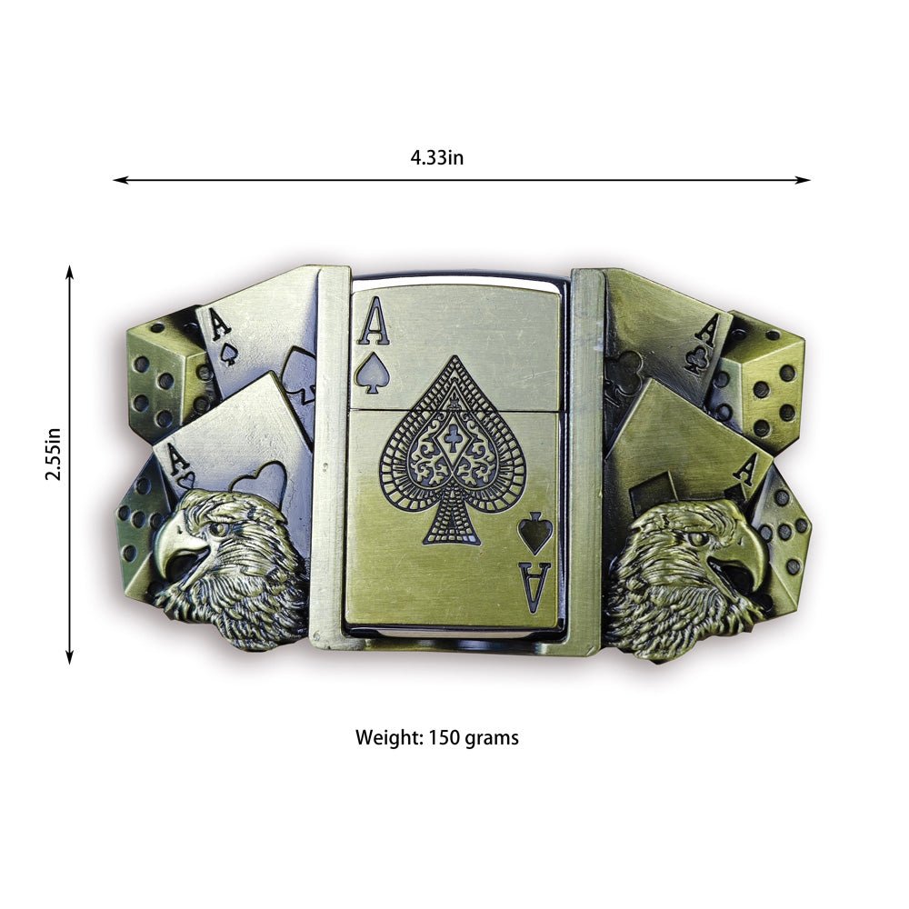 Belt Buckle with Lighter