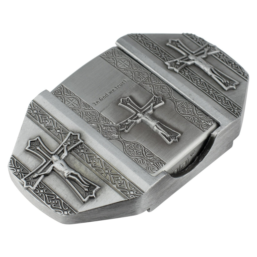 Belt Buckle with Lighter