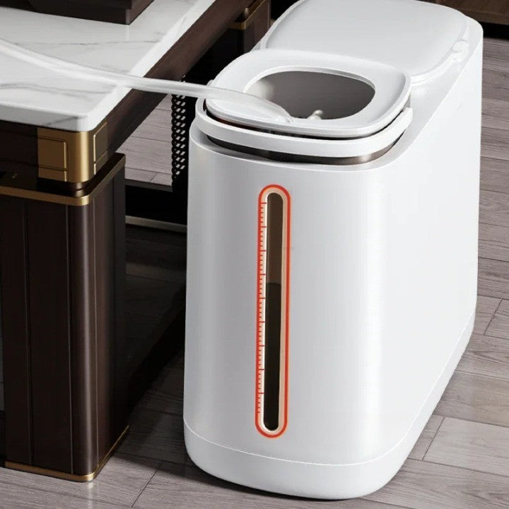 Sikunuo | Dual Compartment Dry Wet Section Efficient Modern Home Trash Can