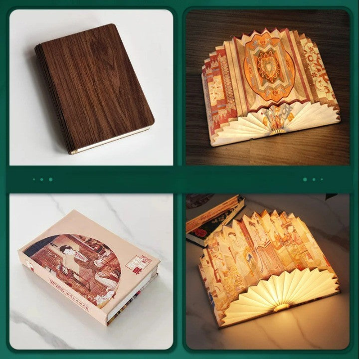 Sikunuo | Story Teller Artistic Foldable Book Desk Night Lamp