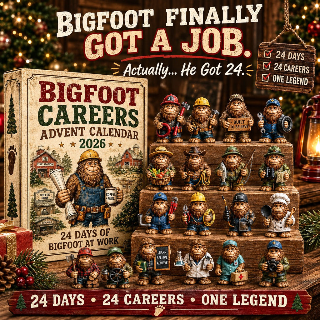 Bigfoot Professions Advent Calendar 2026 - 24 Days of Bigfoot at Work