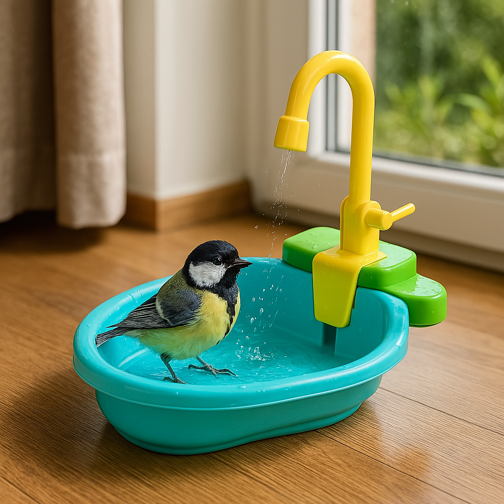 Sikunuo | Automatic Flowing Water Bird Bath Fountain