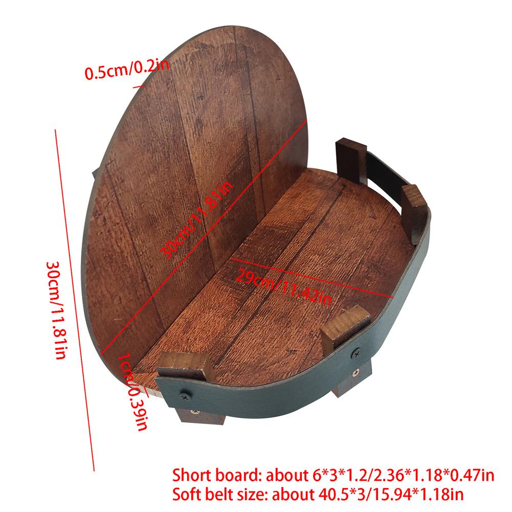 Sikunuo | Rustic Oak Wall Shelf for Whiskey Bottles