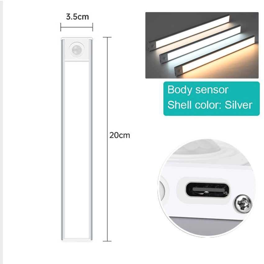 Sikunuo | LED Cabinet Light with Motion Sensor – Several Months on a Single Charge