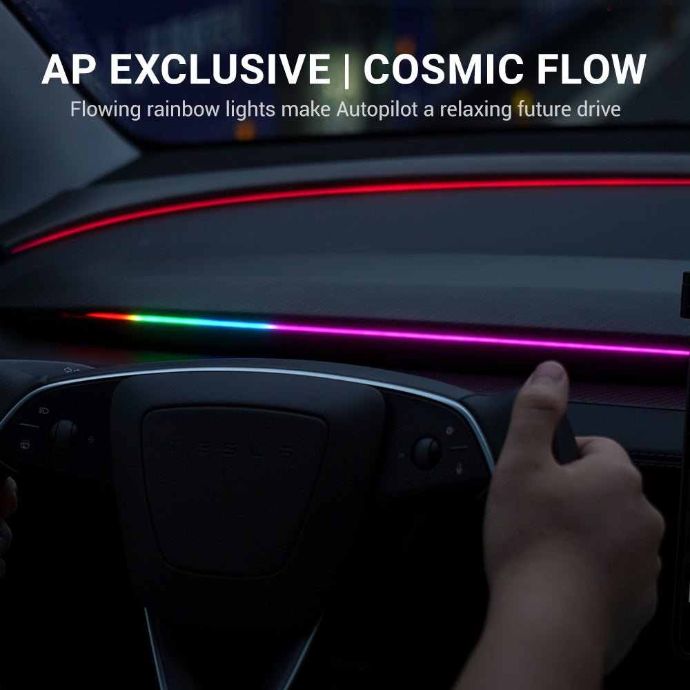 Sikunuo NeuroLight丨Model 3/Y Dashboard RGB Lights with Integrated BSD System