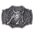 Bull Cowboy Western Belt Buckle