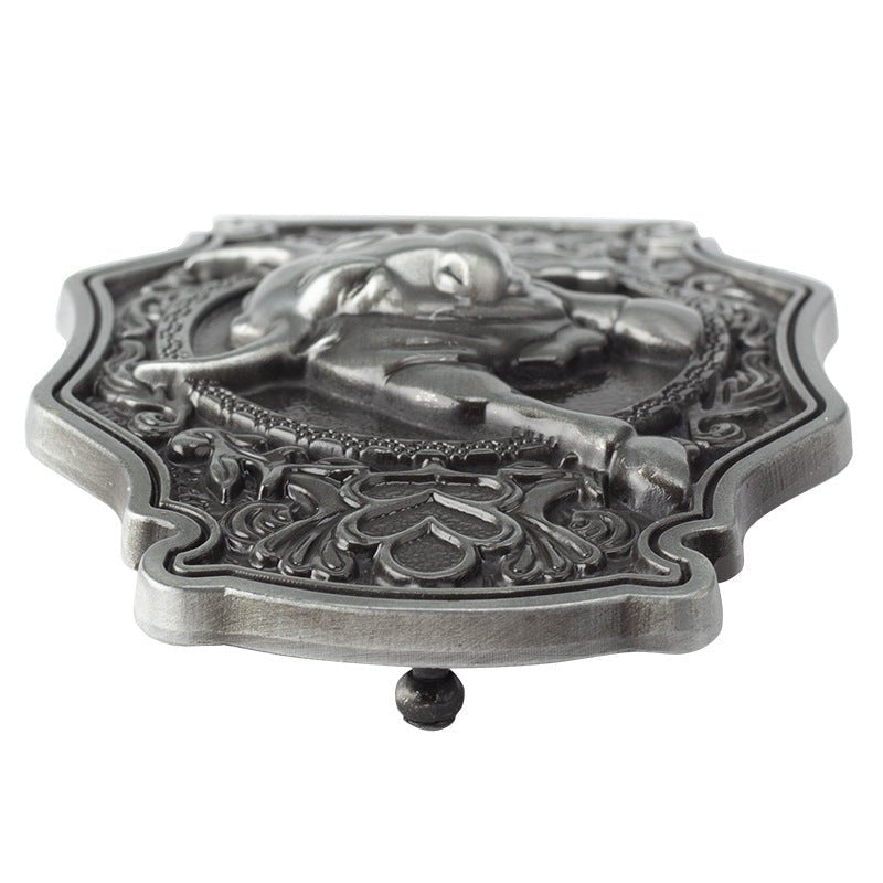 Bull Cowboy Western Belt Buckle
