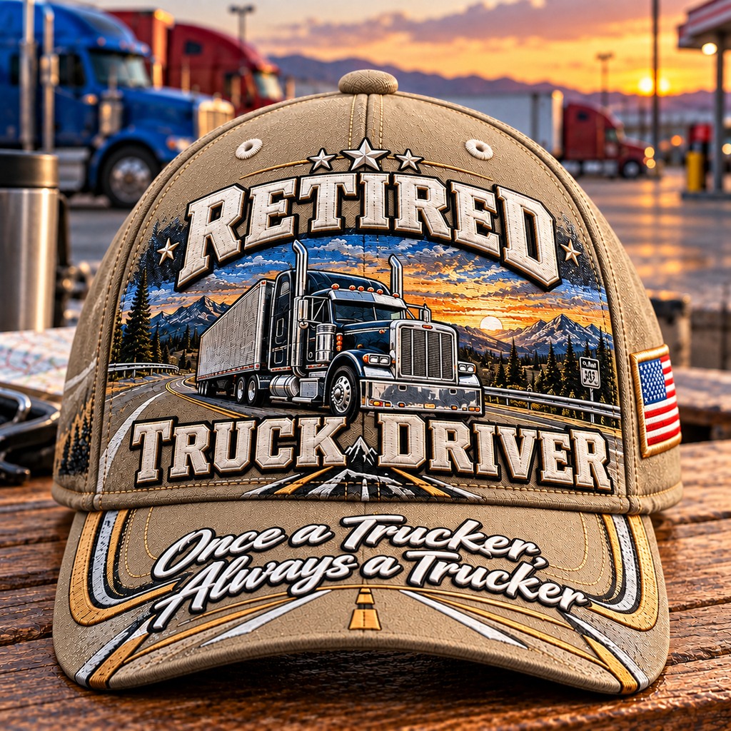 Retired Truck Driver Baseball Cap