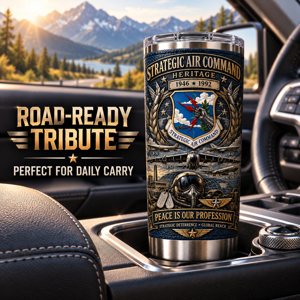 Strategic Air Command Heritage Insulated Travel Tumbler