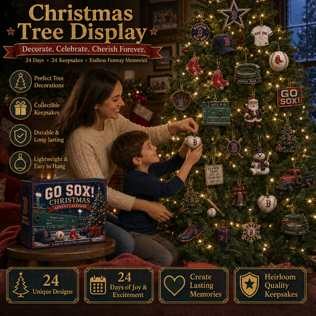 Go Sox! Baseball Christmas Advent Calendar